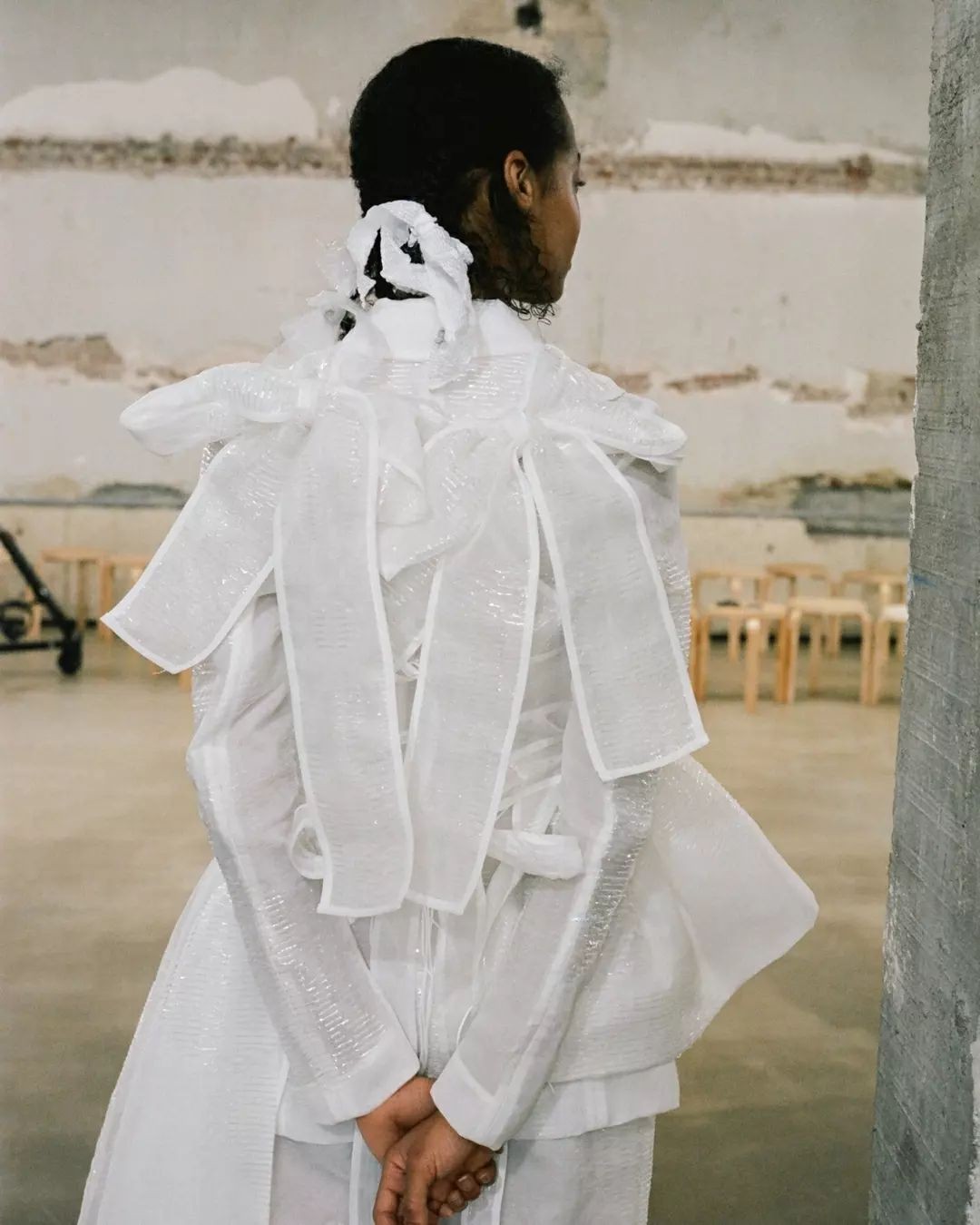 watercolor painting of building near sea