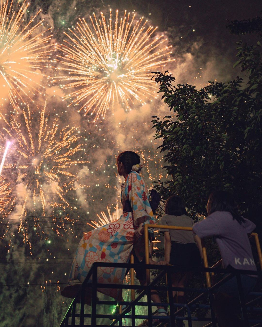 old photograph of Japanese man with back tattoo